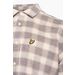 Lyle&Scott Check Overhemd Taupe S