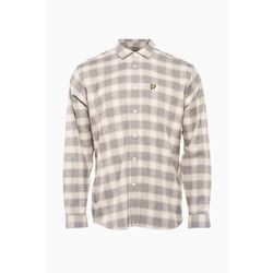 Lyle&Scott Check Overhemd Taupe M