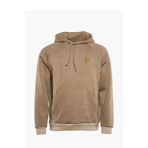 Lyle&Scott End On End Oversized Hoodie Khaki Smoke/Sediment S