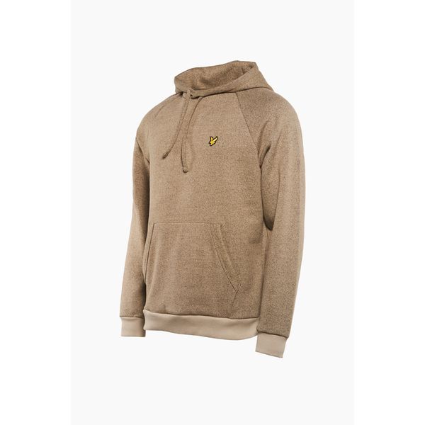 Lyle&Scott End On End Oversized Hoodie Khaki Smoke/Sediment S