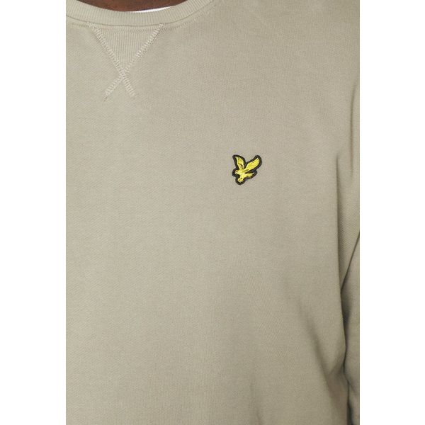 Lyle&Scott Sweatshirt met ronde hals Khaki Smoke S