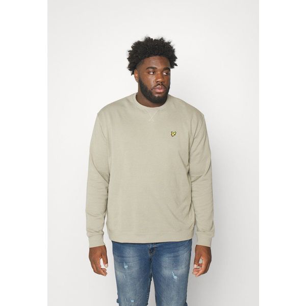 Lyle&Scott Sweatshirt met ronde hals Khaki Smoke M