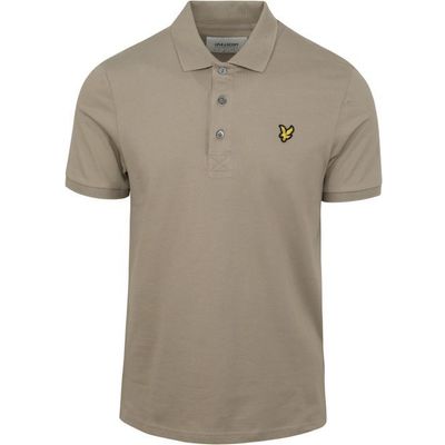 Effen Poloshirt Khaki Smoke S  Lyle&Scott