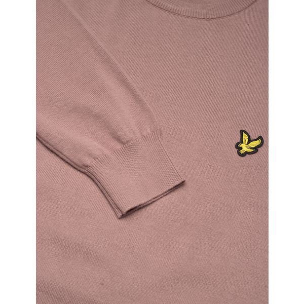 Lyle&Scott Cotton Crew Neck Jumper Hutton Pink S