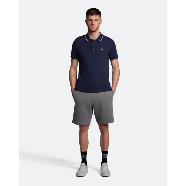 Lyle&Scott Sweat Short Mid Grey Marl S