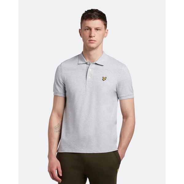 Lyle&Scott Effen poloshirt Light Grey Marl M