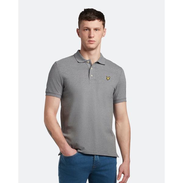 Lyle&Scott Effen poloshirt Mid Grey Marl S