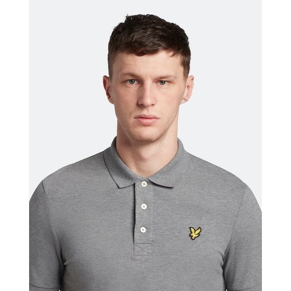 Lyle&Scott Effen poloshirt Mid Grey Marl M