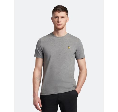 Effen T-shirt Mid Grey Marl L  Lyle&Scott