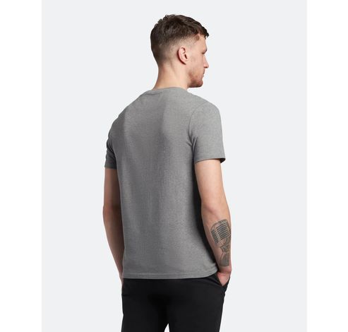 Effen T-shirt Mid Grey Marl L  Lyle&Scott