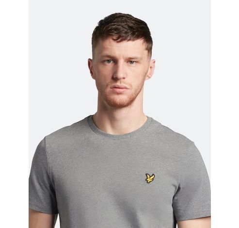 Effen T-shirt Mid Grey Marl L  Lyle&Scott