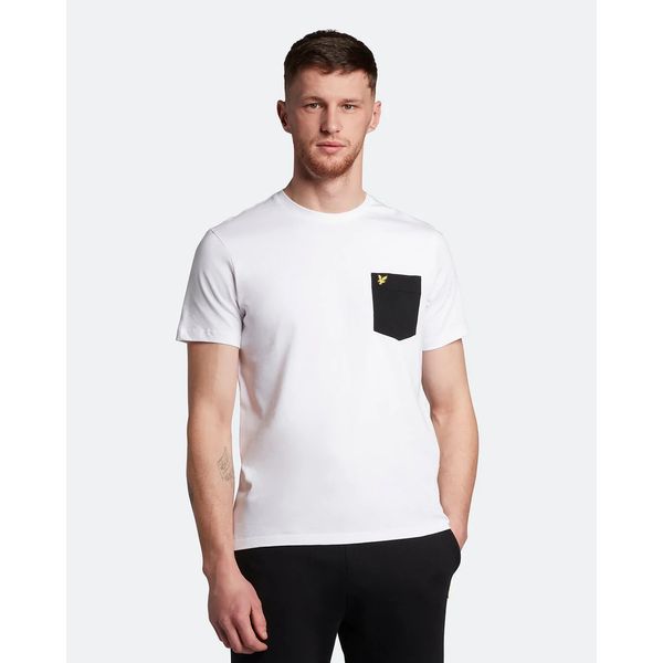 Lyle&Scott Contrast Pocket T-Shirt White/Jet Black S