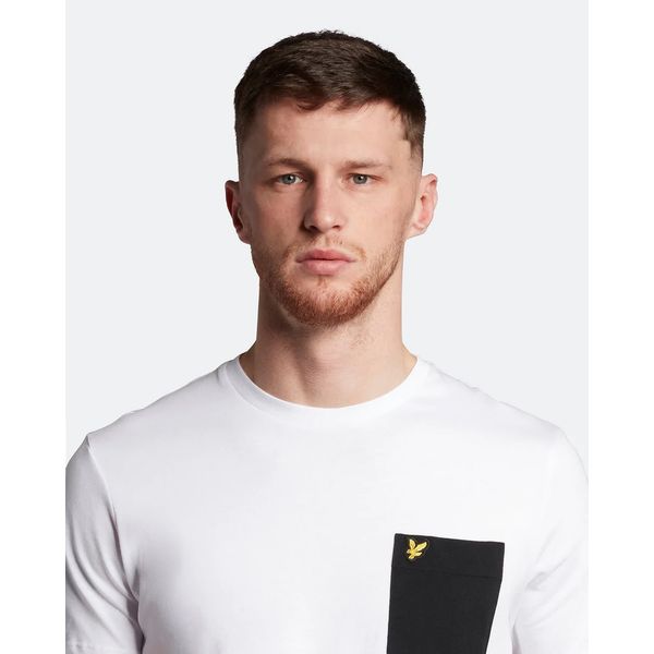 Lyle&Scott Contrast Pocket T-Shirt White/Jet Black S