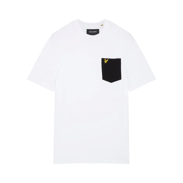 Lyle&Scott Contrast Pocket T-Shirt White/Jet Black S