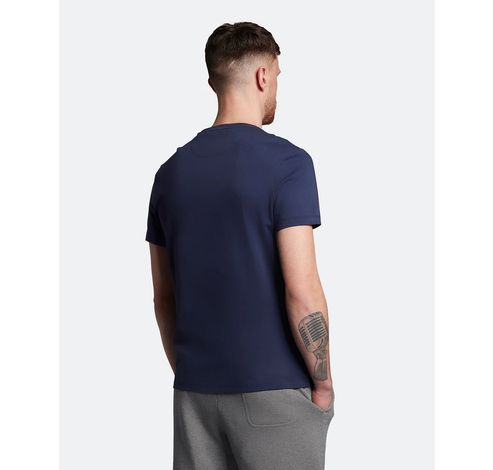 Contrast Pocket T-Shirt Navy/White S  Lyle&Scott