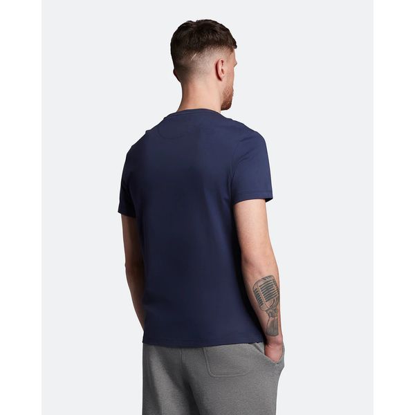 Lyle&Scott Contrast Pocket T-Shirt Navy/White S