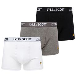 Lyle&Scott Barclay 3 pack Boxershorts Black/Grey Marl/Bright White S