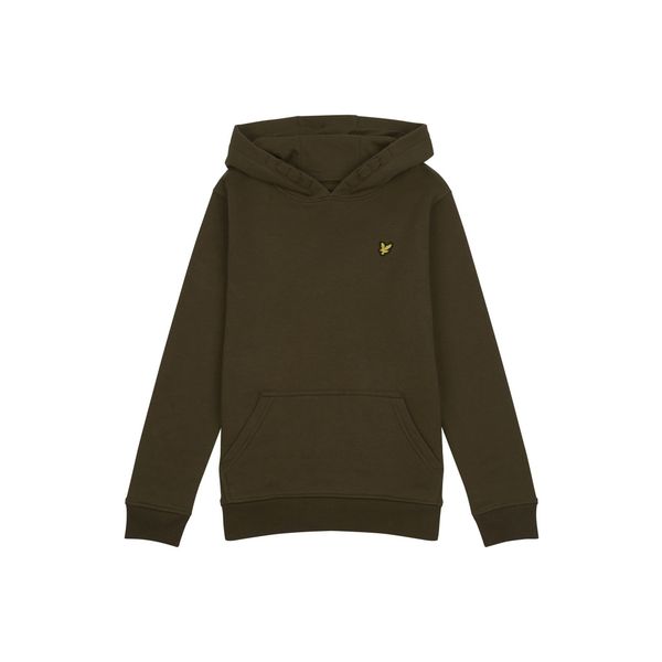 Lyle&Scott Junior Classic Hoody Fleece Dark Olive 10/11Y