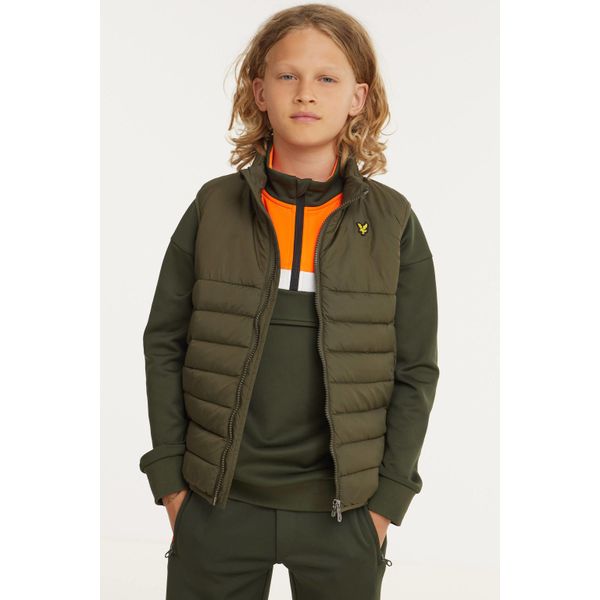 Lyle&Scott Junior Lichtgewicht Bodywarmer Dark Olive 8/9Y