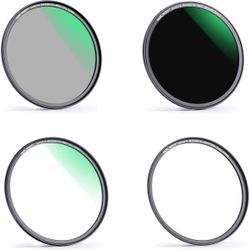 K&F Concept Magnetic Lensfilter Kit CPL ND UV Nano X 77mm 