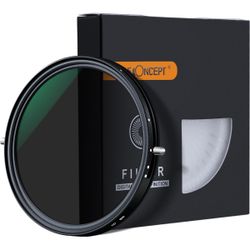 K&F Concept CPL&Variabel ND Filter ND2-ND32 Nano X 62mm 