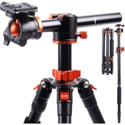 K&F Concept Tripod SA254T2 185cm Monopod And Tiltable Arm 