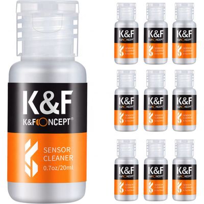 Lens Cleaning Liquid 20ml 10 Vials  K&F Concept