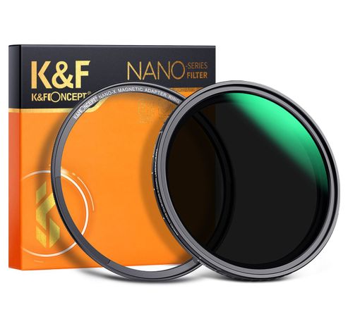 Variabel ND Filter ND8/128 Nano X Magnetic 62mm  K&F Concept