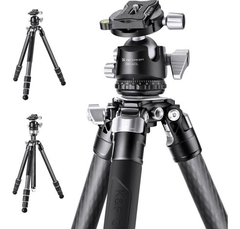 Heavy Duty Tripod X284C2 Carbon 157cm  K&F Concept