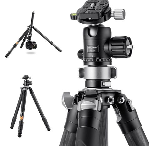 Heavy Duty Tripod X324C4 Carbon 170cm  K&F Concept