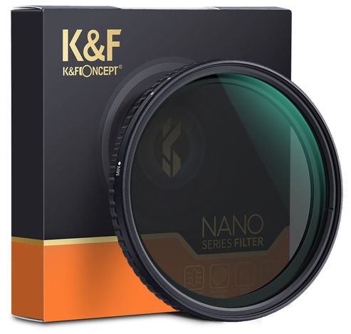 Variabel ND Filter ND8/128 Nano X 72mm  K&F Concept