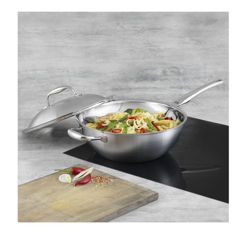 High Dome Wok RVS Multiply 28cm  Kuhn Rikon