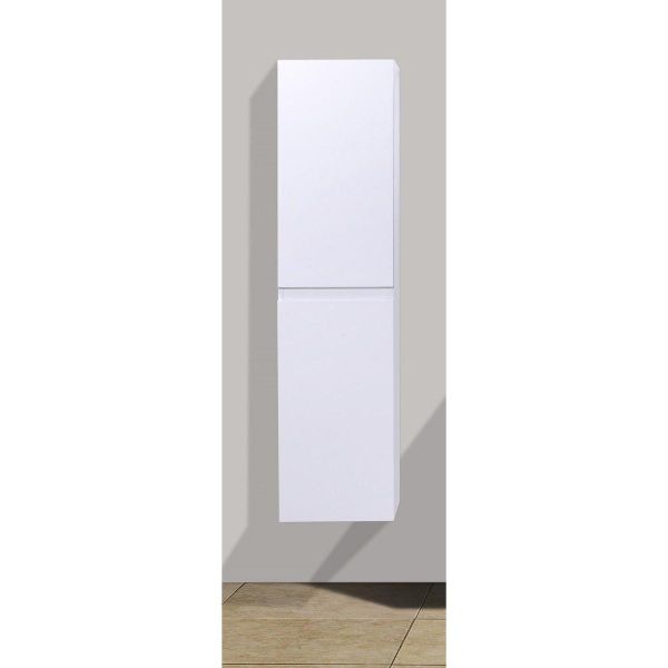 Sanimar SEVILLA KOLOMKAST badkamer 160cm - HOOGGLANS WIT