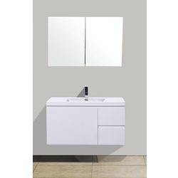 Sanimar SEVILLA ONDERKAST 100cm - HOOGGLANS WIT 600610 