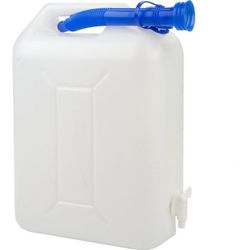 Gimeg TRAVELLIFE JERRYCAN MET KRAAN WIT 10L