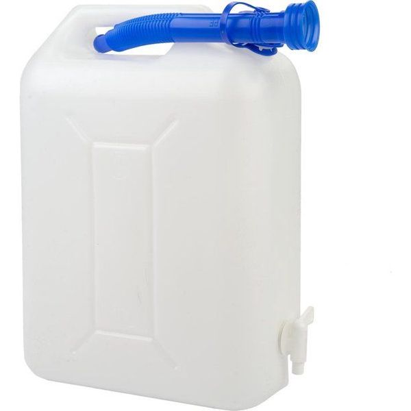 Gimeg TRAVELLIFE JERRYCAN MET KRAAN WIT 10L