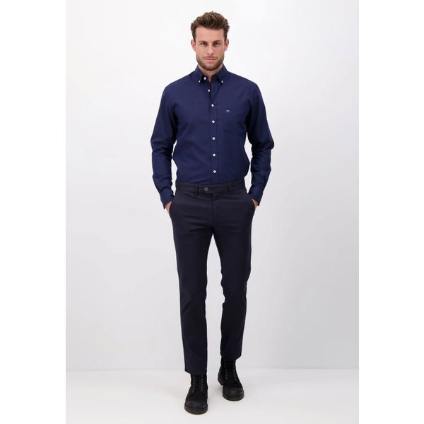 Fynch-Hatton Chino Broek Stretchkatoen Dark Navy 30-32