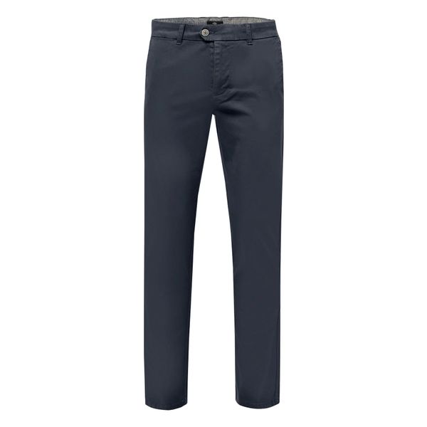 Fynch-Hatton Chino Broek Stretchkatoen Dark Navy 30-32