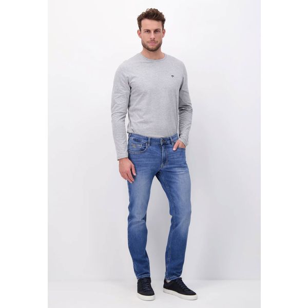 Fynch-Hatton Moderne taps toelopende jeans Light Blue 35-34