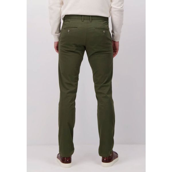 Fynch-Hatton Chino Broek Stretchkatoen Olive 30-32