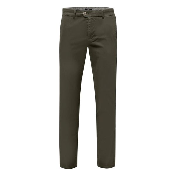 Fynch-Hatton Chino Broek Stretchkatoen Olive 30-32