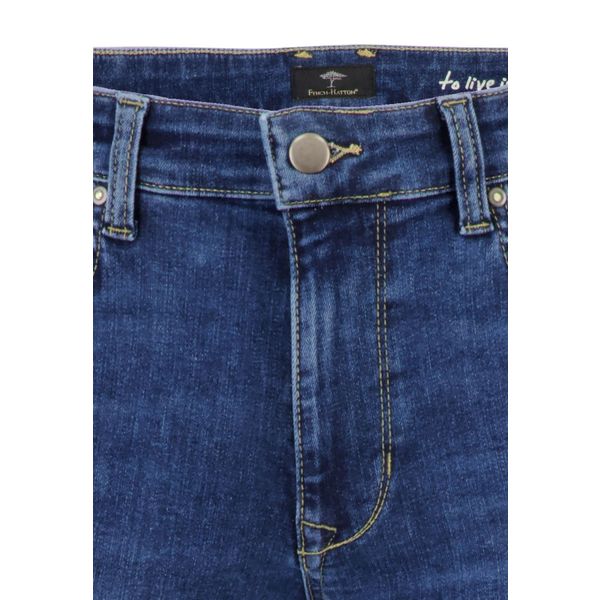 Fynch-Hatton Moderne taps toelopende jeans Mid Blue 32-34 32-34