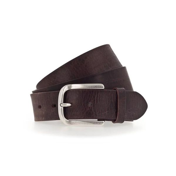 Fynch-Hatton Fullgrain Leather Belt Jared 40Mm 0690 Dark Brown Mt 110