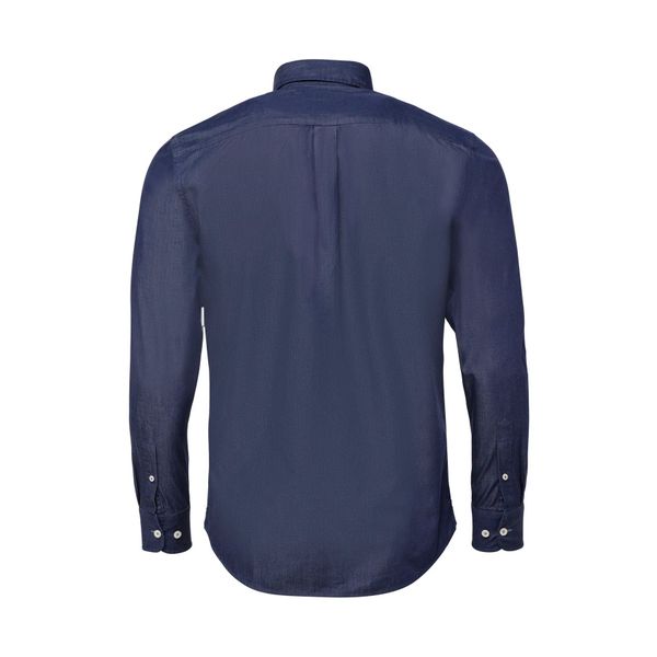 Fynch-Hatton Overhemd van superzacht katoen met button-down kraag Dark Navy L