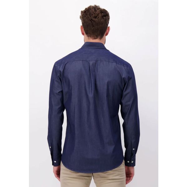 Fynch-Hatton Overhemd van superzacht katoen met button-down kraag Dark Navy L