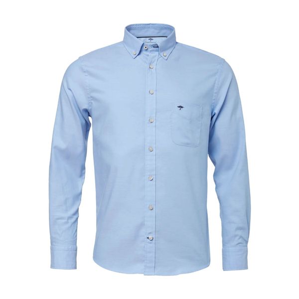 Fynch-Hatton Oxford overhemd van zacht katoen Light Blue S