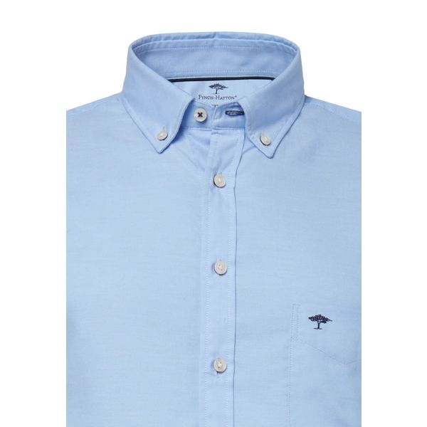 Fynch-Hatton Oxford overhemd van zacht katoen Light Blue S