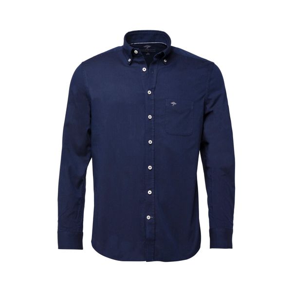 Fynch-Hatton Oxford overhemd van zacht katoen Navy L