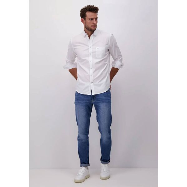 Fynch-Hatton Oxford overhemd van zacht katoen White L