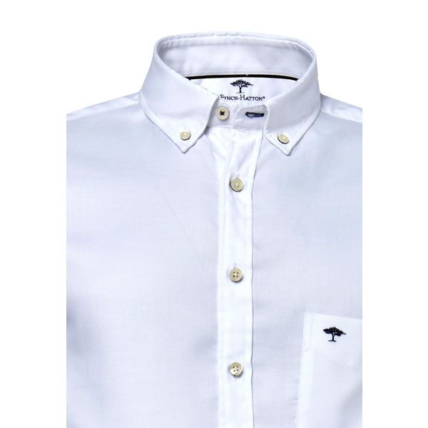 Fynch-Hatton Oxford overhemd van zacht katoen White L